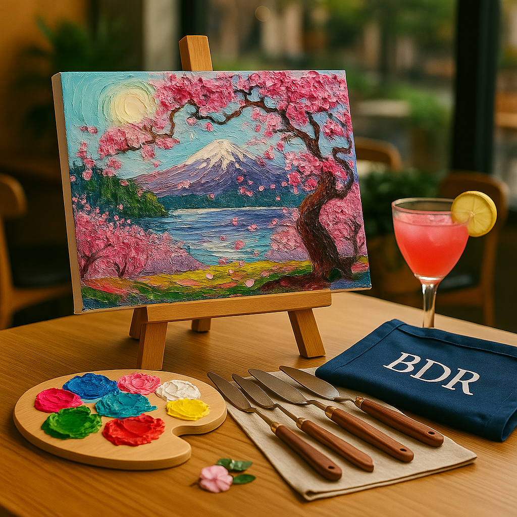 Impasto Texture Knife Painting Workshop, BKC 13 Dec