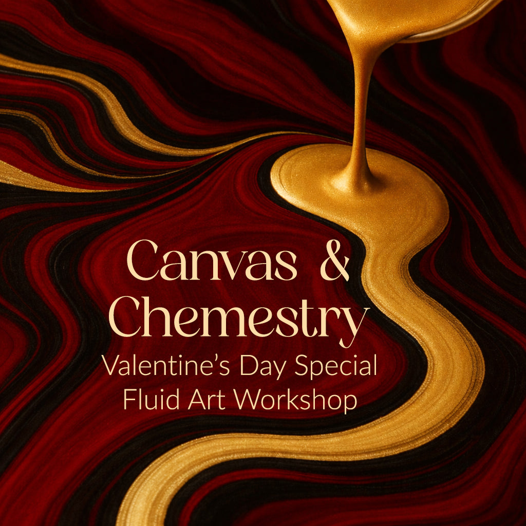 Canvas & Chemistry Fluid Art Workshop, BKC 14 Feb