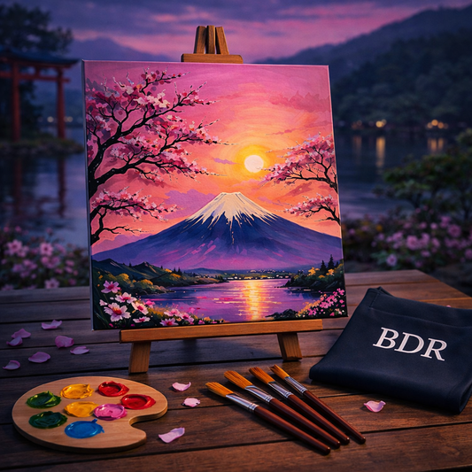 Mount Fuji Canvas Painting Workshop, BKC 10 Jan