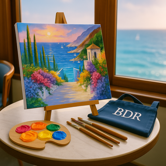 Azure Waters Canvas Painting Workshop, Powai 11 Oct