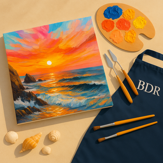 Rocky Shore Knife Painting Workshop, BKC 11 Oct