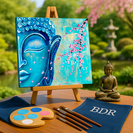 Serene Buddha Canvas Painting Workshop, Fort 14 Dec