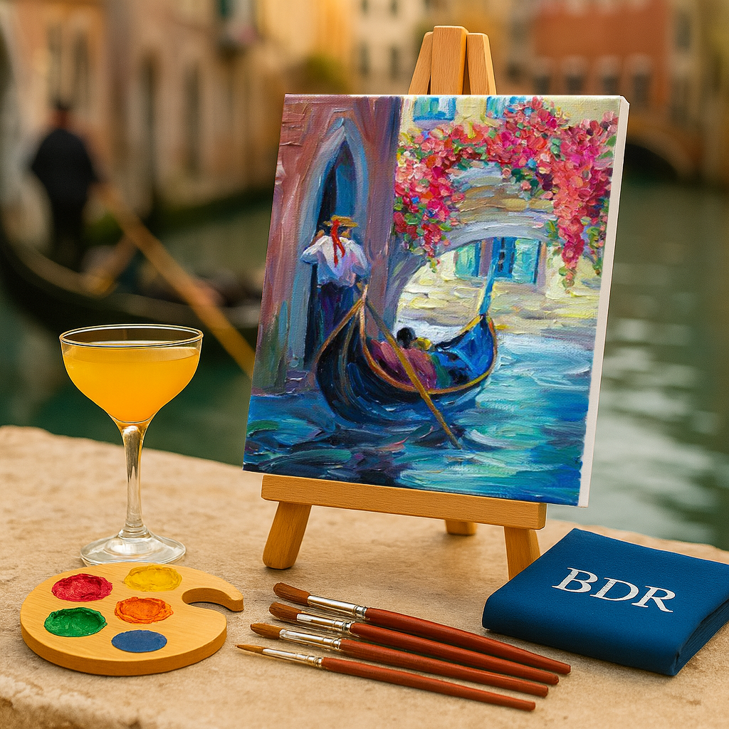 Valentine in Venice Canvas Painting Workshop, Andheri 14 Feb
