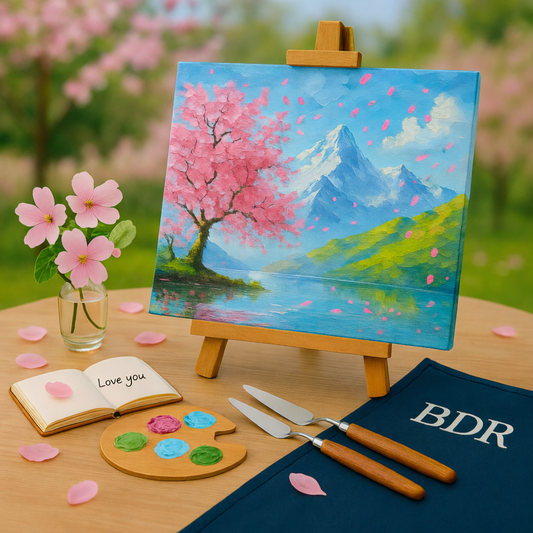 Dance of Petals Knife Painting Workshop, Powai 15 Feb