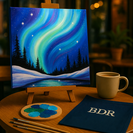 Northern Lights Canvas Painting Workshop, Thane 16 May
