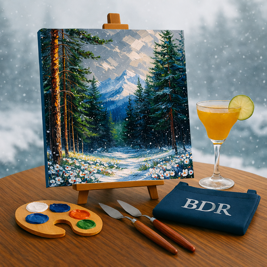 Frozen Path Knife Painting Workshop, Kamala Mills 17 Jan