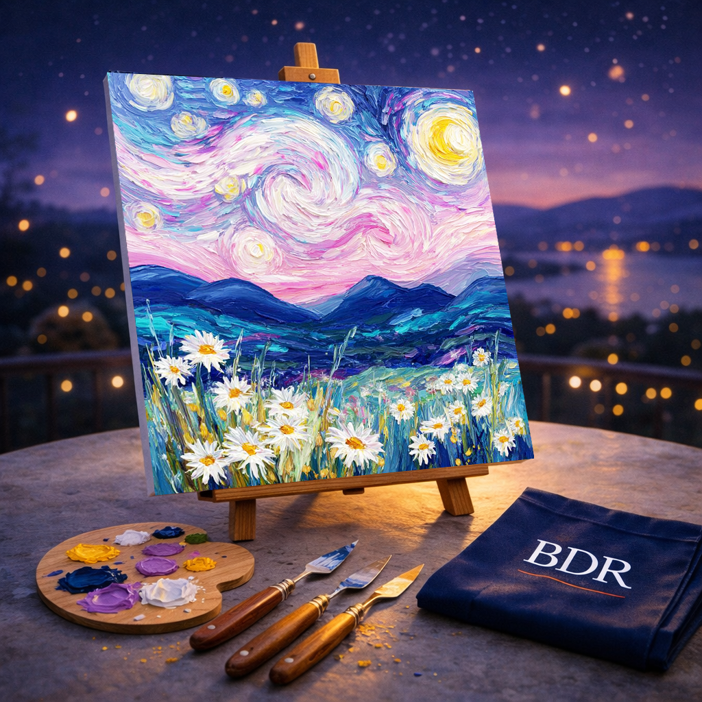 Pastel Night Knife Painting Workshop, Bandra 18 Apr