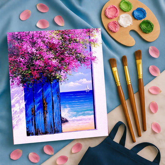 Greek Getaway Canvas Painting Workshop, Colaba 18 Jan