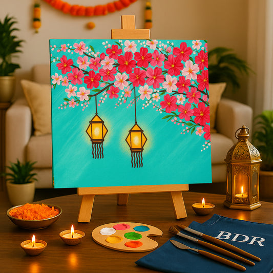Diwali Special - Blooming Lanterns Painting Workshop, Powai 18 Oct