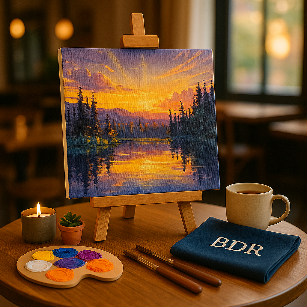 Sunset Serenity Canvas Painting Workshop, Thane 19 Apr