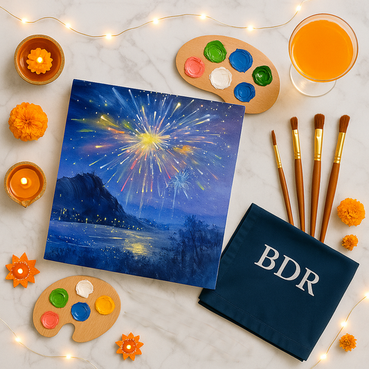Diwali Special - Night of Lights Canvas Painting Workshop, Khar 19 Oct