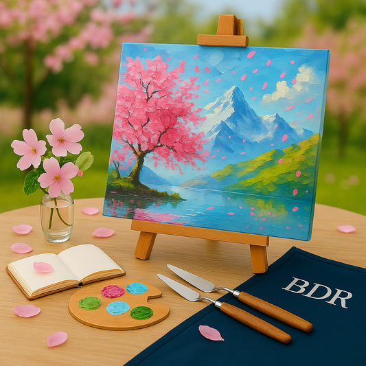 Dance of Petals Knife Painting Workshop, Colaba 20 Dec