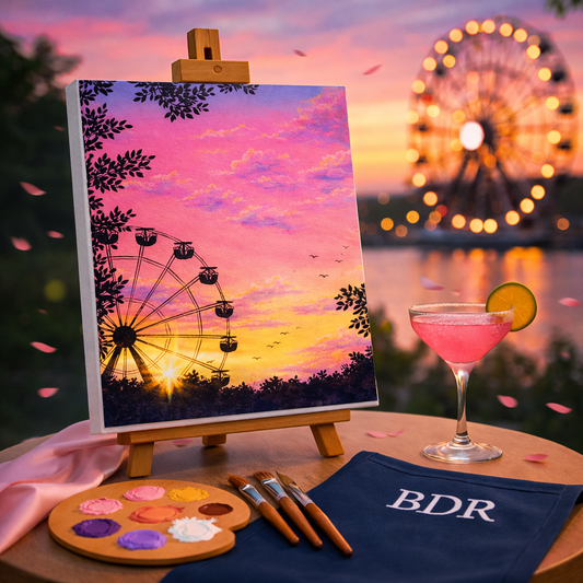 Blush Skies Canvas Painting Workshop, Colaba 21 Feb