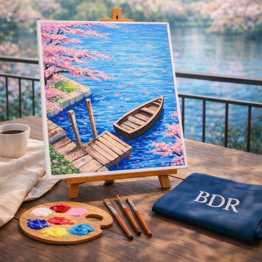 Spring at Rest Canvas Painting Workshop, BKC 21 Feb