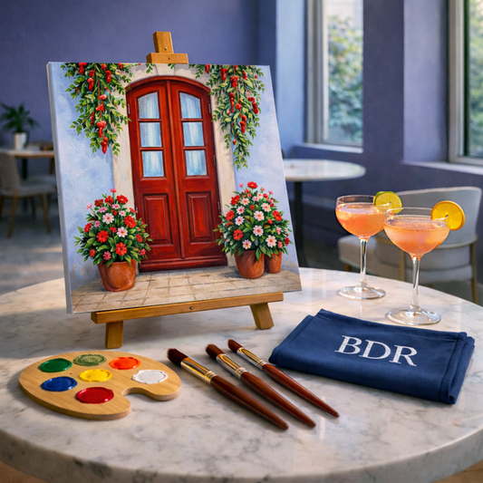 The Red Door Canvas Painting Workshop, Thane 22 Feb