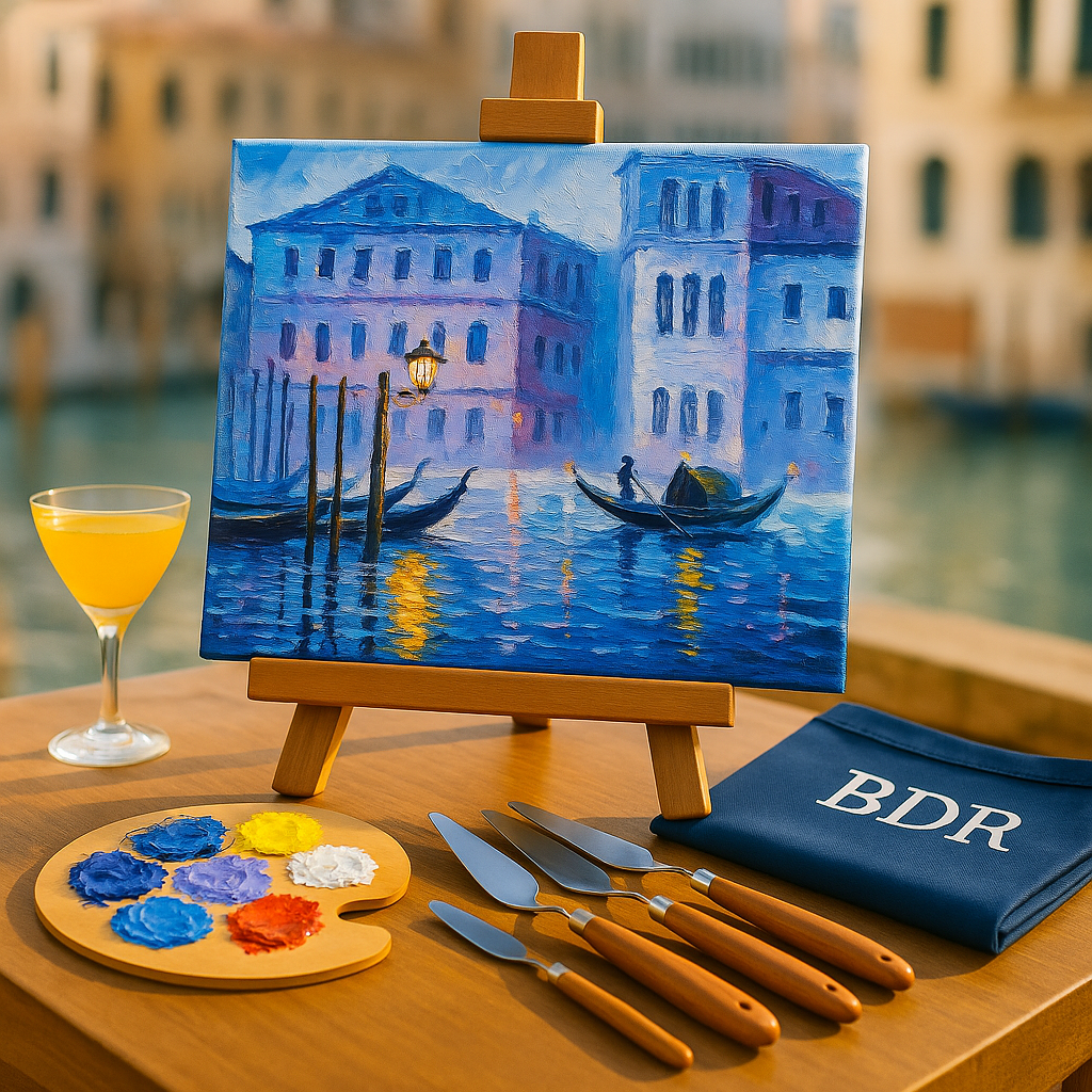 Winter in Venice Knife Painting Workshop, Colaba 22 Nov