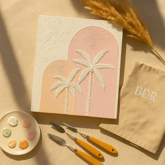 Boho Texture Art Painting Workshop, Powai 24 Jan