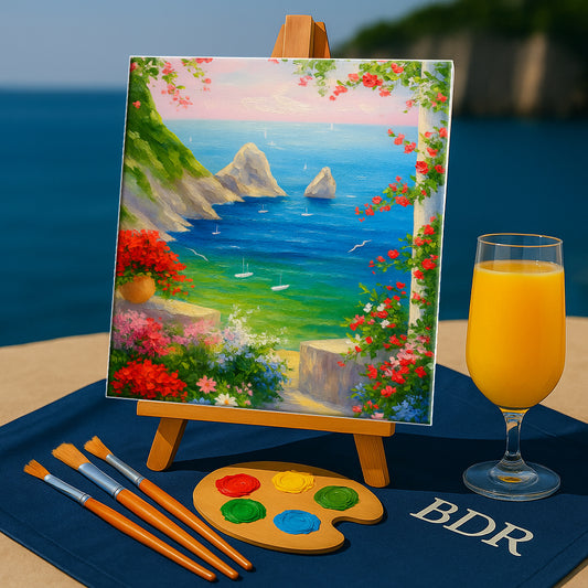 Mediterranean Escape Canvas Painting Workshop, Fort 24 May