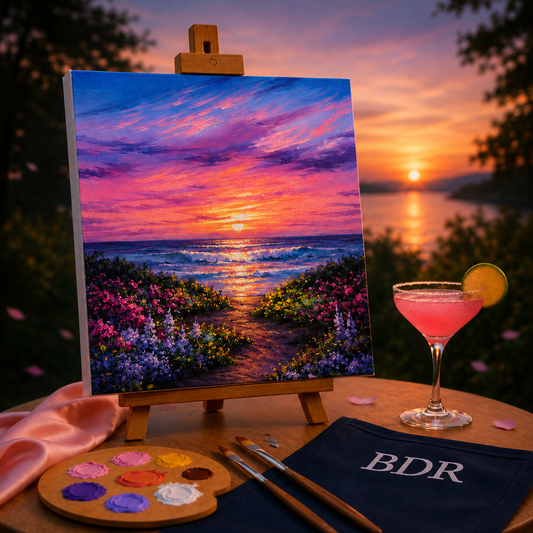 Blush Sky Canvas Painting Workshop, BKC 24 May