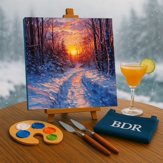 Frozen Path Knife Painting Workshop, Colaba 25 Dec