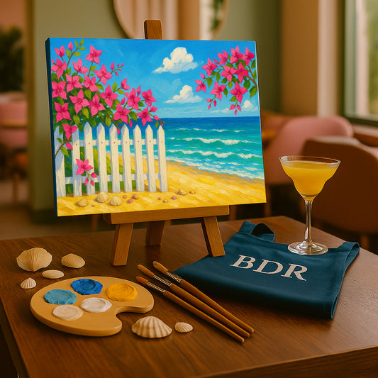 Coastal Charm Canvas Painting Workshop, Powai 27 Sep