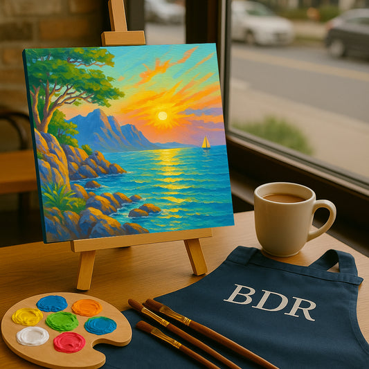 Ocean Glow Canvas Painting Workshop, Worli 28 Sep