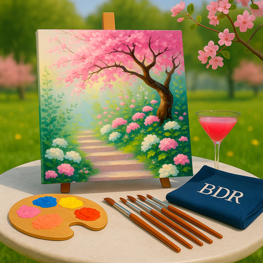 Pink Bliss Canvas Painting Workshop, Andheri 29 Nov