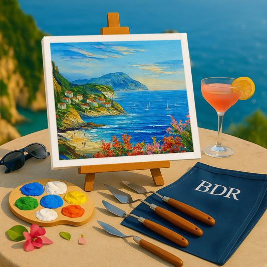 Amalfi Coast Knife Painting Workshop, BKC 30 Aug