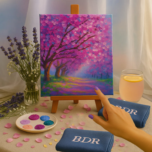 Lavender Blooms Finger Painting Workshop, Thane 4 Oct