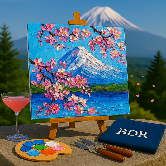 Petals & Peaks Knife Painting Workshop, Kamala Mills 4 Oct
