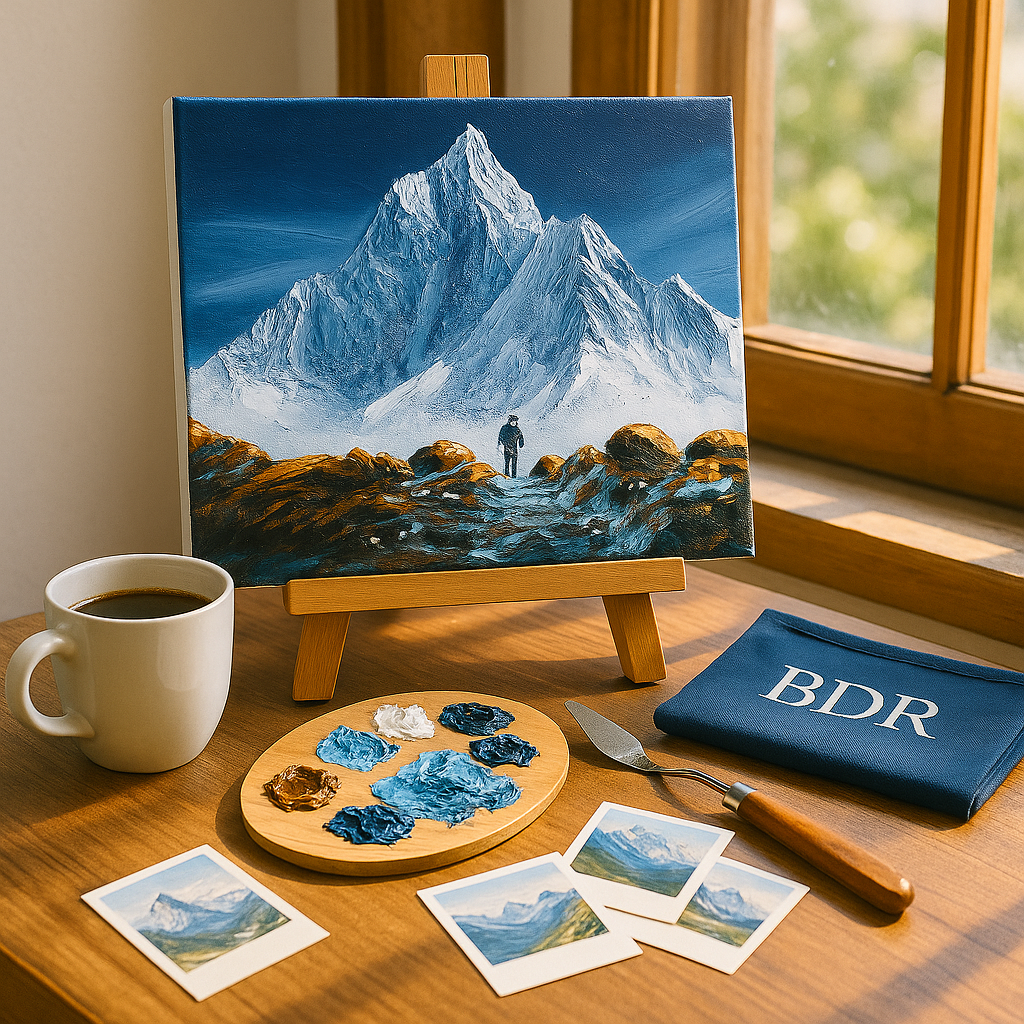 Summit Knife Painting Workshop, Colaba 8 Nov