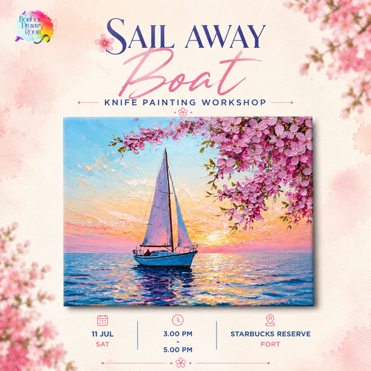 Sail Away Knife Painting Workshop, Fort 11 July 26