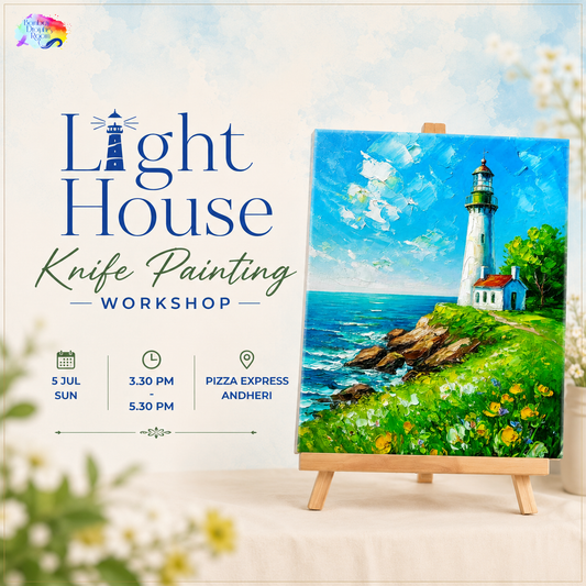 Lighthouse Knife Painting Workshop, Andheri 5 July