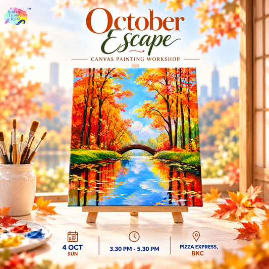 October Escape Canvas Painting Workshop, BKC 4 Oct