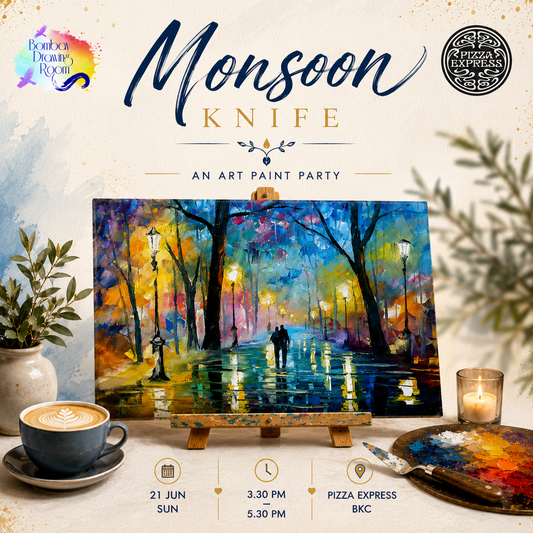 Monsoon Knife Painting Workshop, BKC 21 June