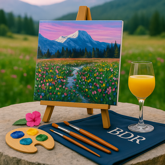 Floral Haven Canvas Painting Workshop, BKC 7 Sep