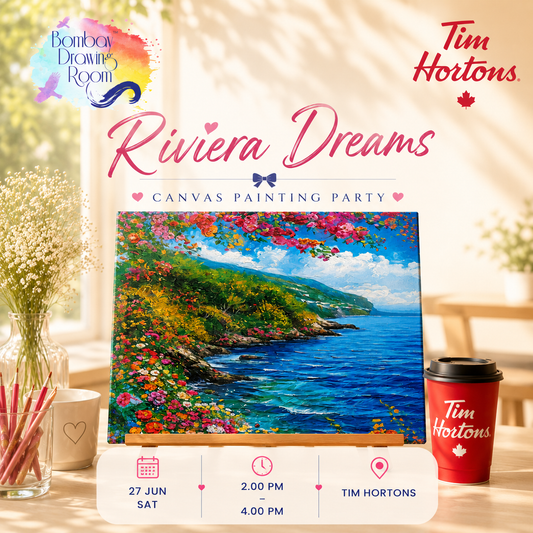 Riviera Dreams Canvas Painting Workshop, Bandra 27 June