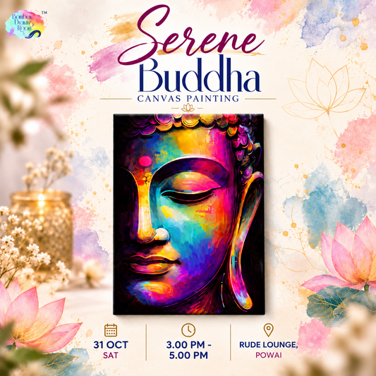 Serene Buddha Canvas Painting Workshop, Powai 31 Oct